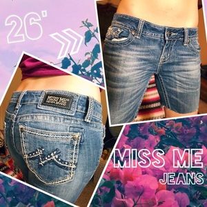 BOGO 🌙 MISS ME x Light-Medium Cut-Off Shorts